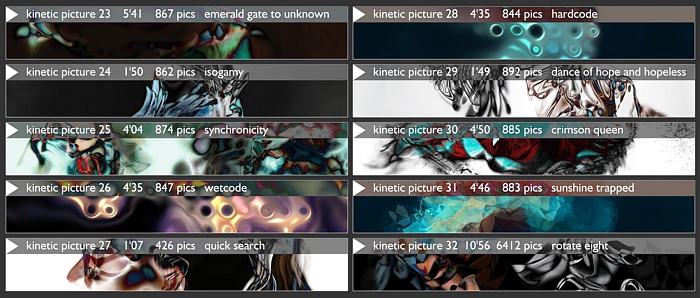 kinetic pictures 23 - 32